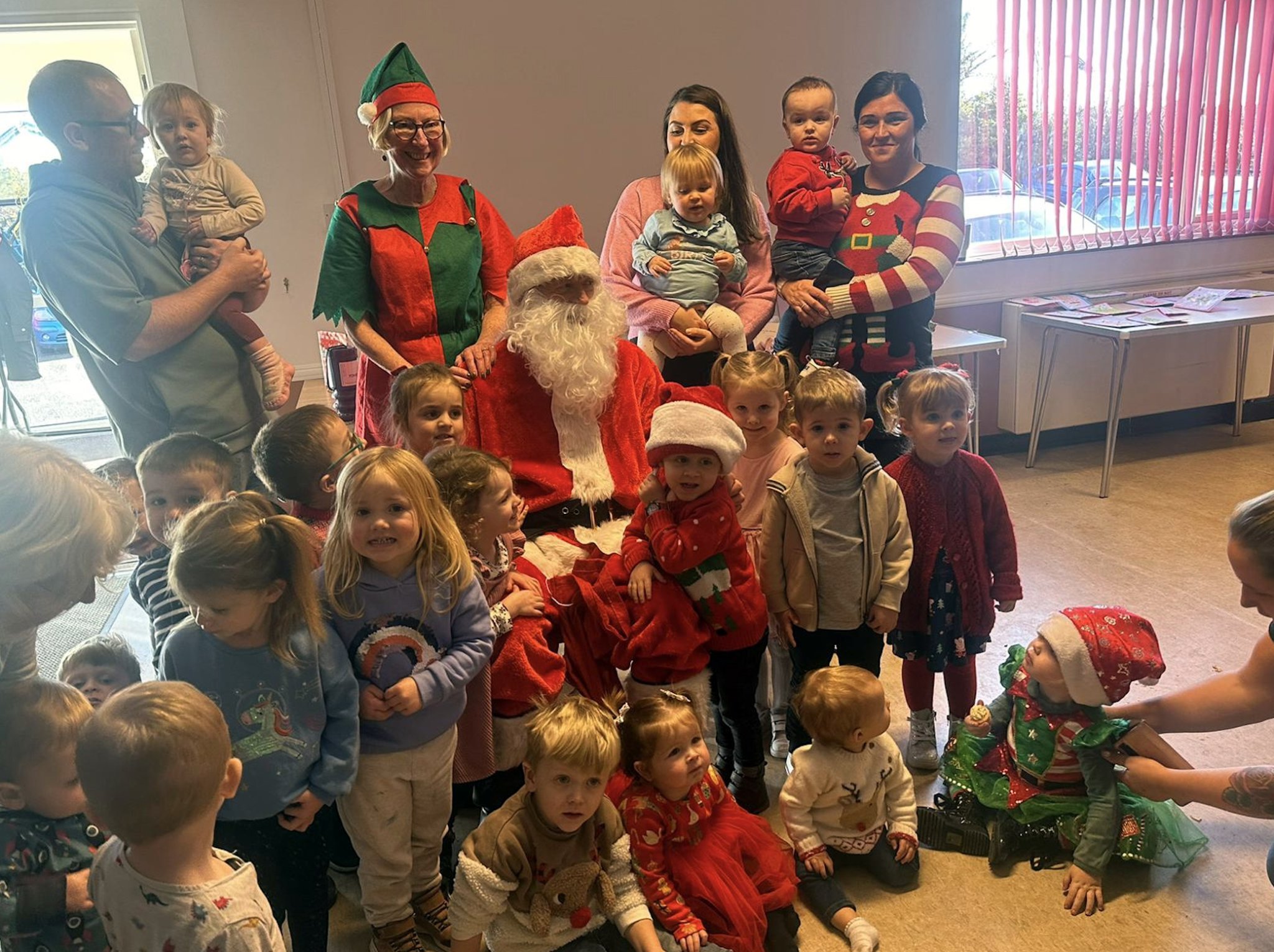 Santa causes a buzz  in Busy Bees group