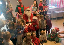 Santa causes a buzz  in Busy Bees group