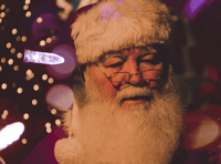 Sign leads to Santa... and Powderham Castle