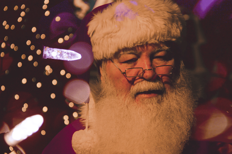 Father Christmas stock image