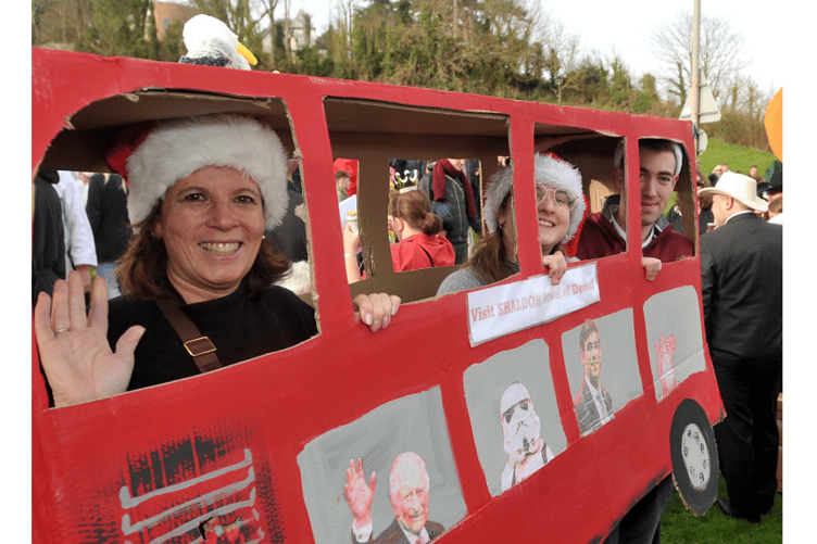 Shaldon's Boxing Day three-legged race