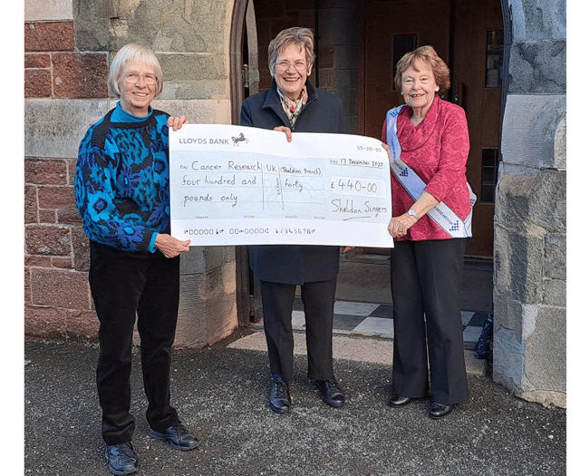 Festive concert in Shaldon raises funds for cancer charity 