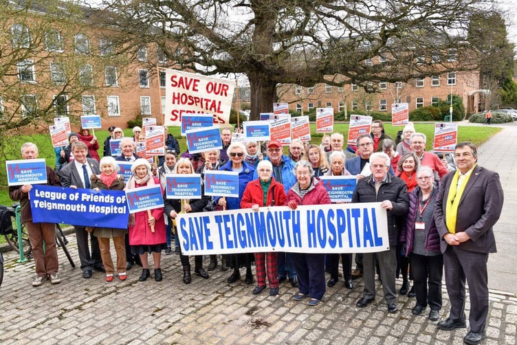 Teignmouth Hospital campaign Jan