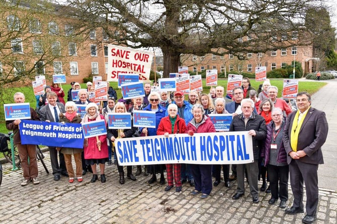 Teignmouth Hospital campaign Jan 