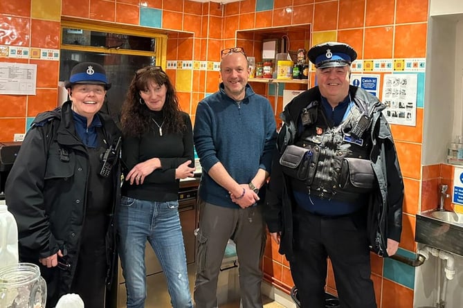 PCSOs visit Bovey Tracey Youth Cafe 
