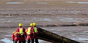 Sticky rescue situation  for firefighters