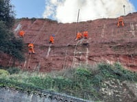 Dawlish cliff project wins engineering award
