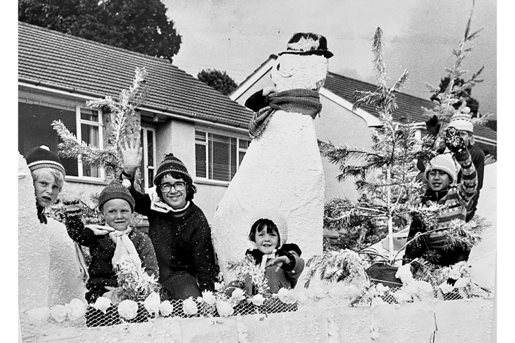There’s snow business like snow business!  Mr Body’s entry entitled Fun in the Snow - not your typical August weather.