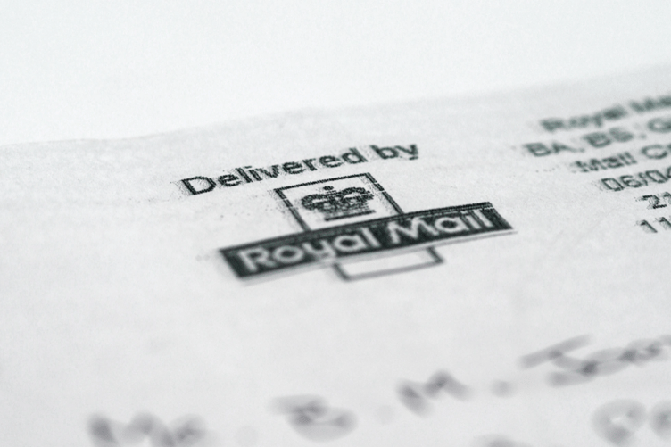 Royal Mail stock image