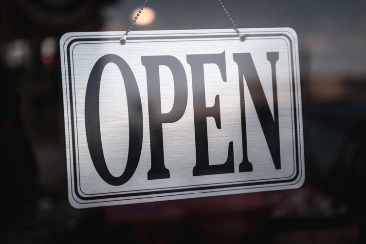 Opening stock image