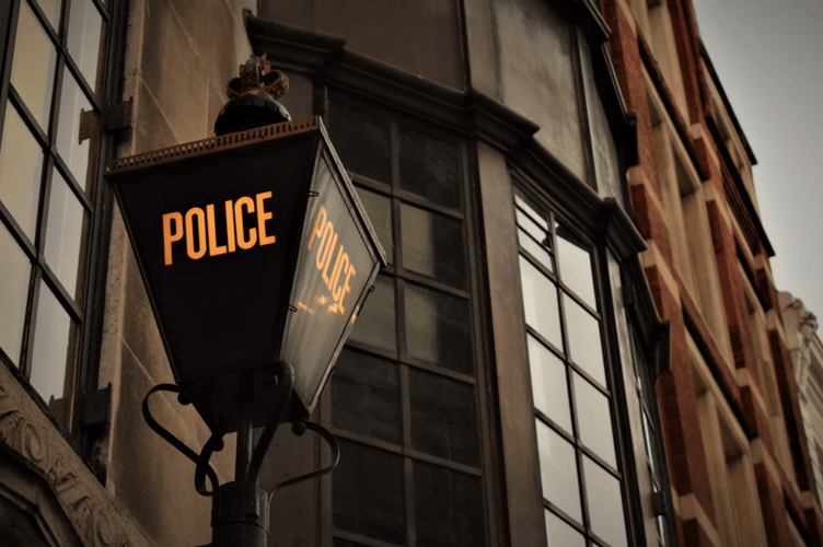 Police surgery stock image