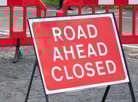 Road will be closed for highways work tonight 
