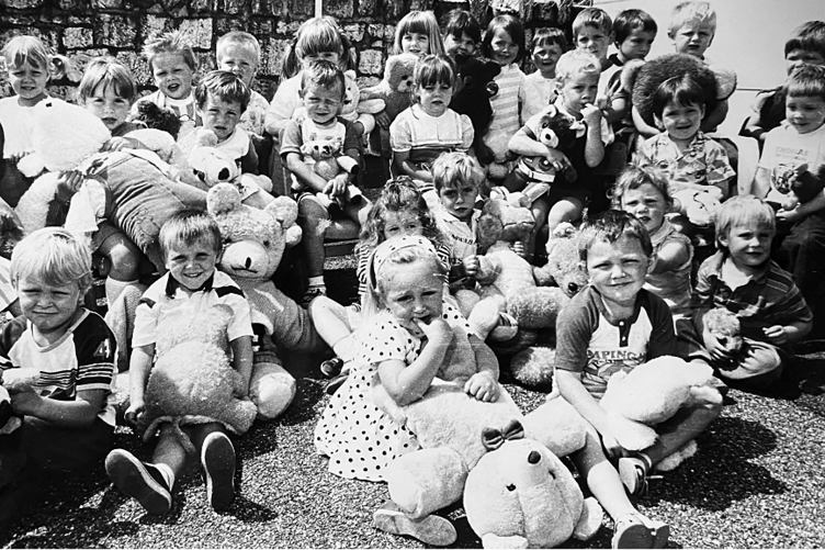 Fun in the sun with the Cygnet Playgroup teddy bear picnic.