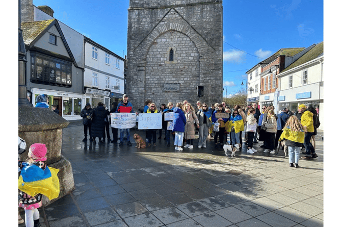 Newton Abbot marked the day with a minute’s
silence