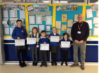 Awards for time travelling pupils