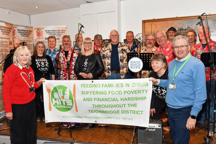 Teignmouth shanty groups give note for note after charity concert