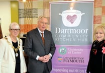 Duke of Gloucester pays visit to community kitchen in Bovey