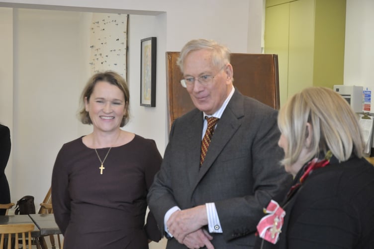 Prince Richard pays visit to community kitchen in Bovey Tracey