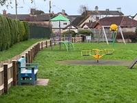 Play park work coming on leaps and bounds 