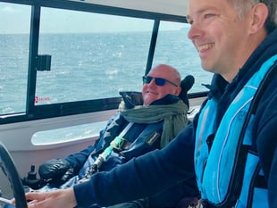 Disabled businessman helps others enjoy life at sea 