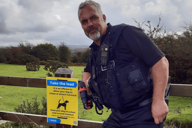 Cornwall Rural Affairs Officer, Police Constable Julian Fry 