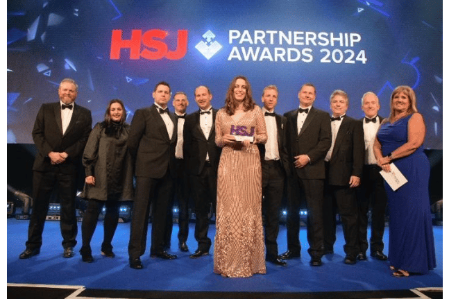 GP in the Cloud project colleagues at the HSJ Partnership Awards ceremony