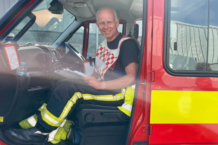 Firefighter Chris Back