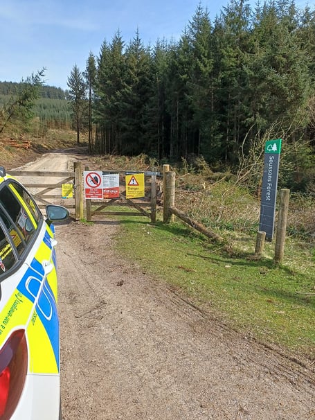 Police patrol moor to prevent illegal raves