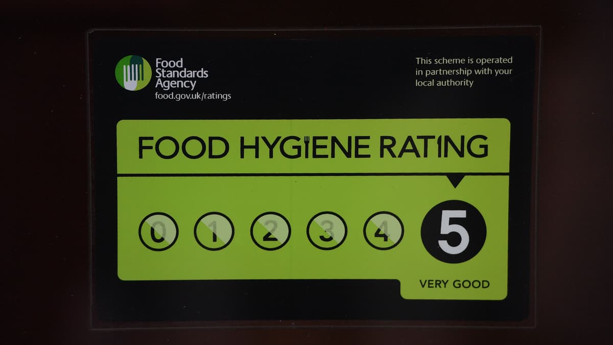 Food hygiene ratings given to two Teignbridge establishments 