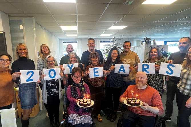 Shared Lives staff celebrated milestone birthday 