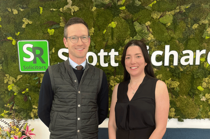 Scott Richard Solicitors' latest partners, James Goode and Alice Darch