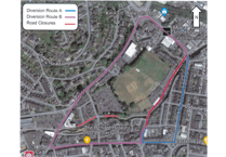 Night-time road closure for cycle route improvements 