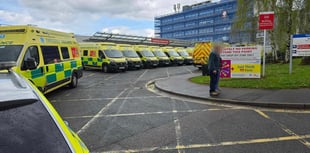 Ambulances backed up at Torbay Hospital 
