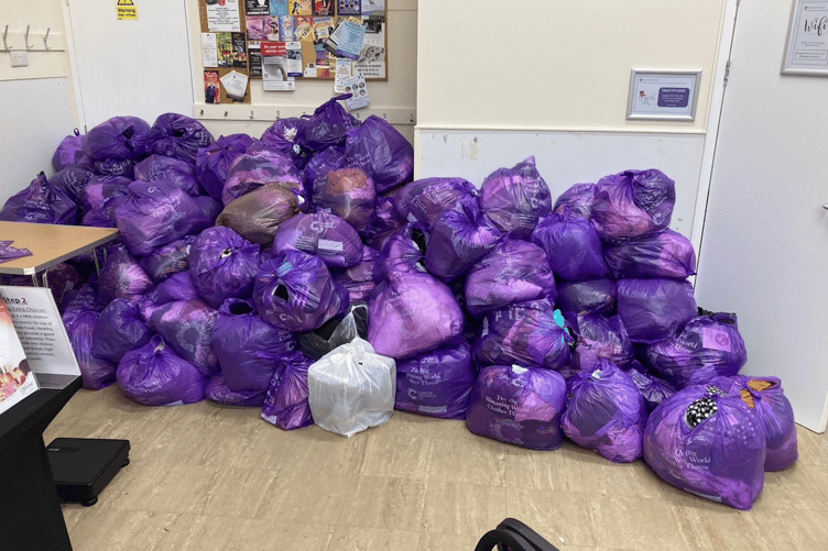 Cancer Research UK estimate each bags raises an average of £35 for the charity