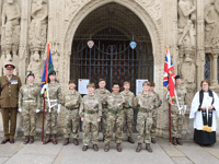 Stover Cadets' cathedral trip to remember Capt. Walford