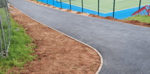 First stage of cycle and footpath nears completion