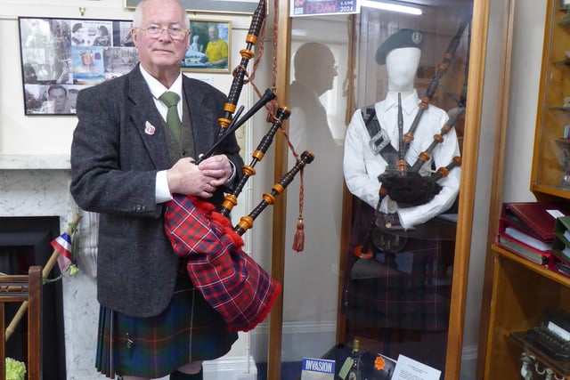 War hero's bagpipes herald D-Day 80th anniversary 