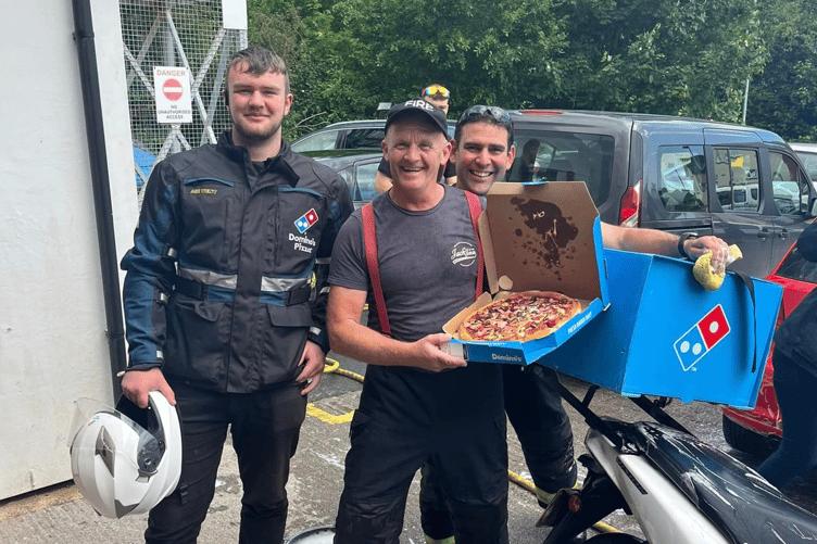 Bovey Tracey Fire Station charity car wash