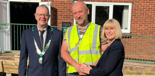 Maintenance man Oleksandr keeping parish in 'tip top' condition