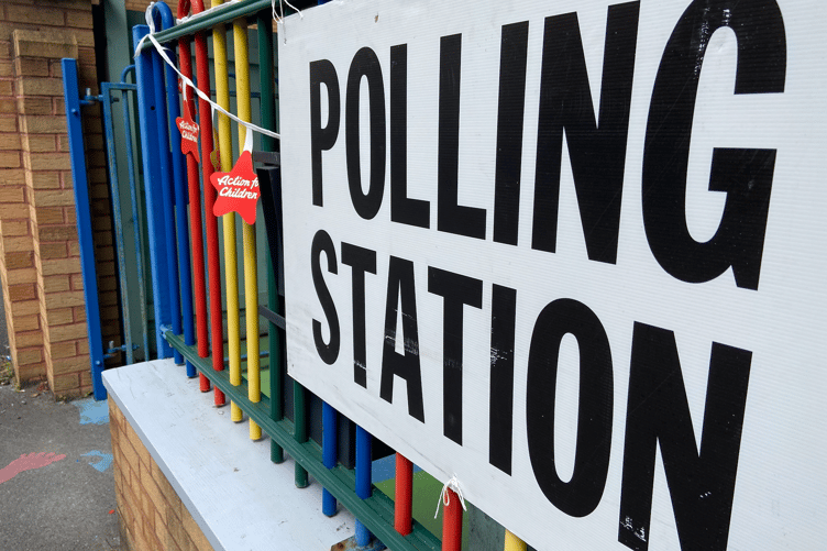 Newton Abbot polling station