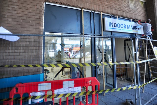 Temporary market hall opens next week 