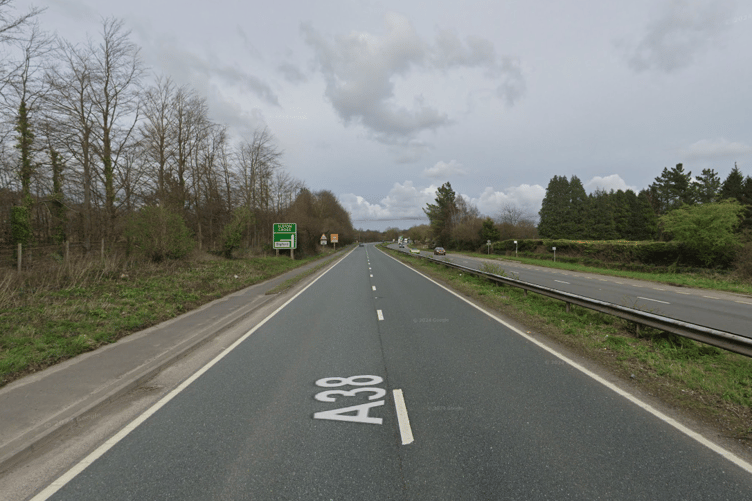 Broken down vehicle on A38 causing long delays