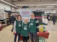Trolley-loads of donations to community larder