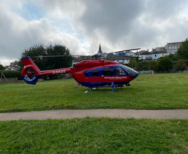 Blue lights to mark mercy helicopter service 