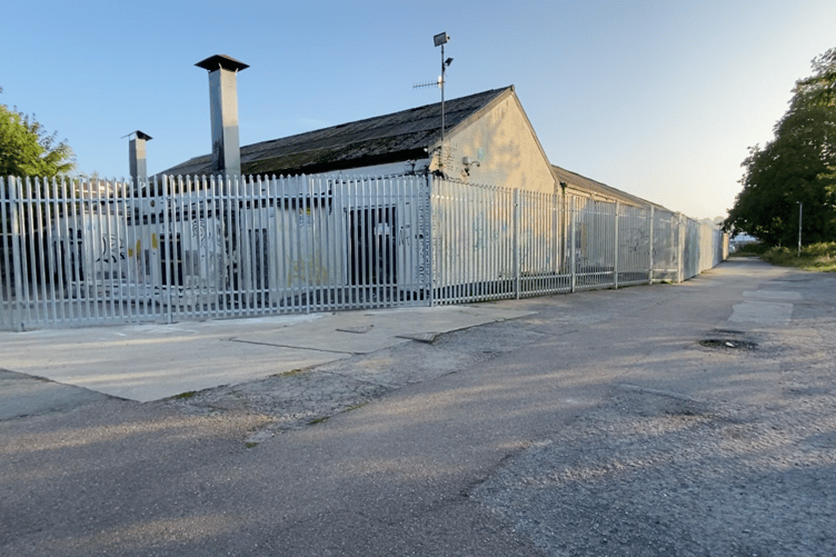 The Bradley Mill site is being fenced off