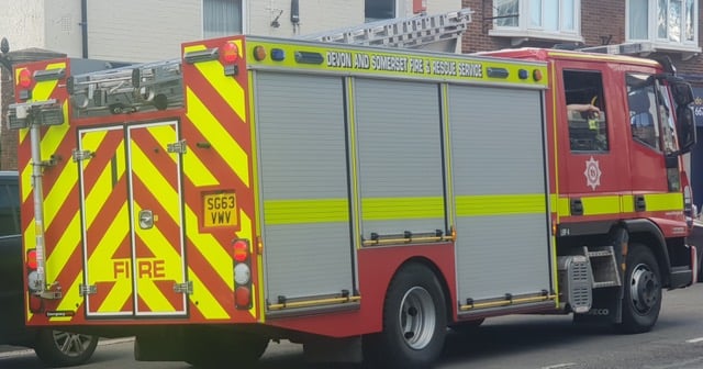 Firefighters battle workshop blaze