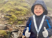 Bobby braves mountain charity trek 