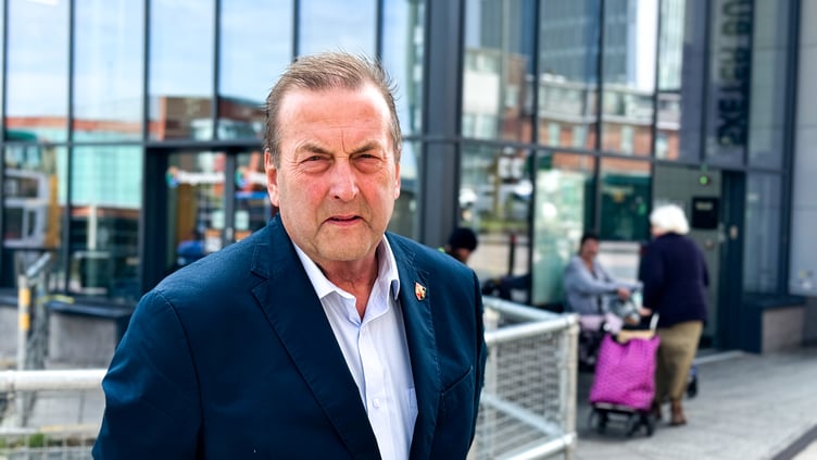 Exeter City Council leader Phil Bialyk at Exeter bus station
