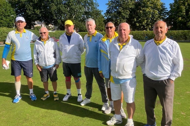 Marina Bowls' Over 55s team