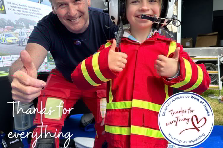 Devon Air Ambulance Week of Thanks campaign